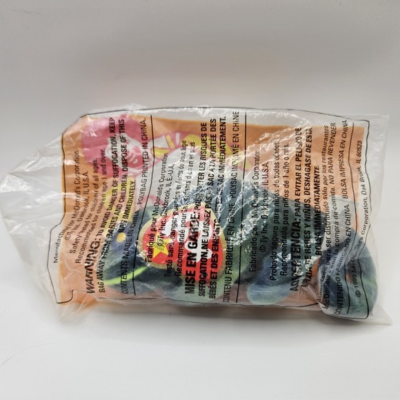 Ty Beanie Babie Bundle: Crooks, Stinger, Iggy.‎ Lizzy, And Teenie Beanie Iggy - Picture 5 of 11